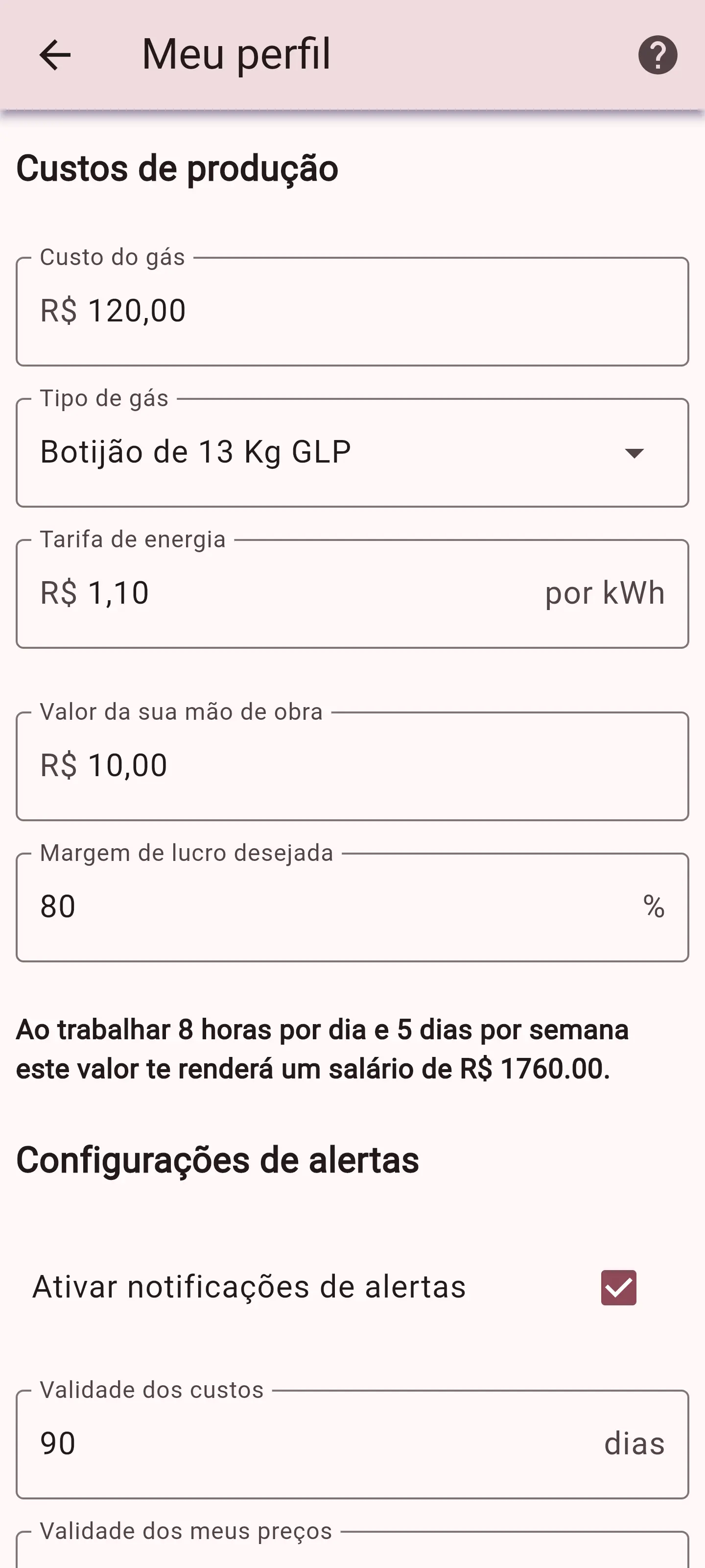 Meu perfil